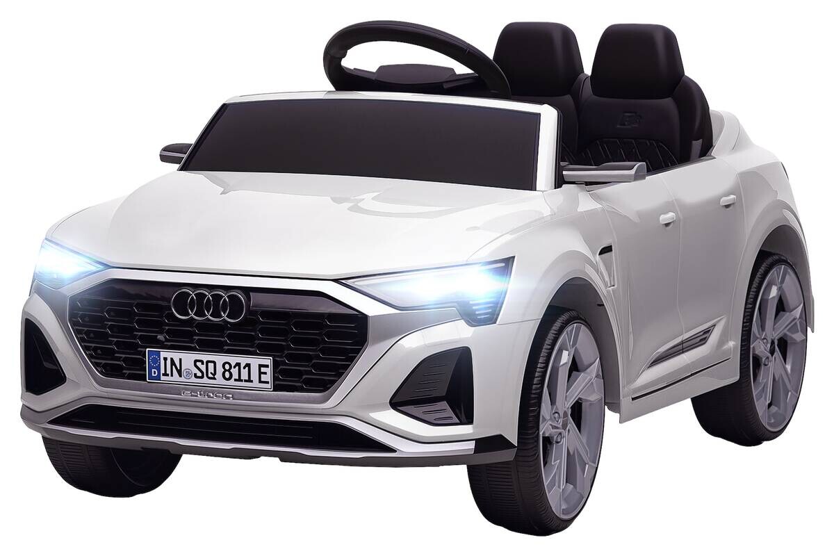 AIYAPLAY Kinder Elektroauto weiß B/H/L: ca. 49,5x43x98 cm