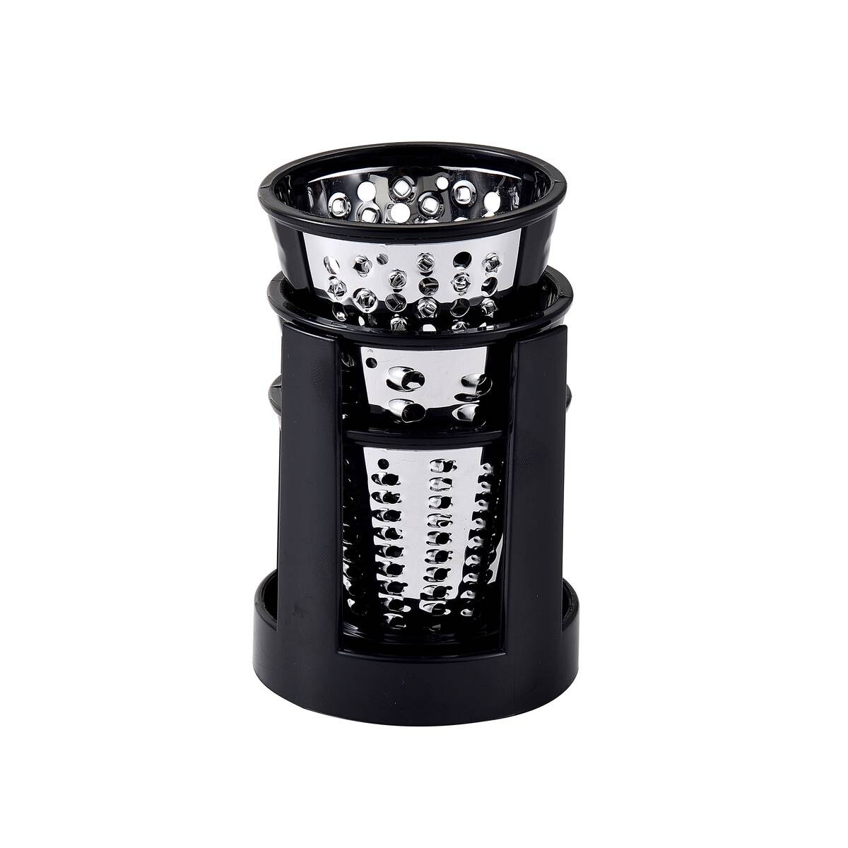 MASTERPRO Reibe elektrisch silber schwarz Edelstahl Kunststoff B/H/T: ca. 245x30,5x20,3 cm ca. 150 W