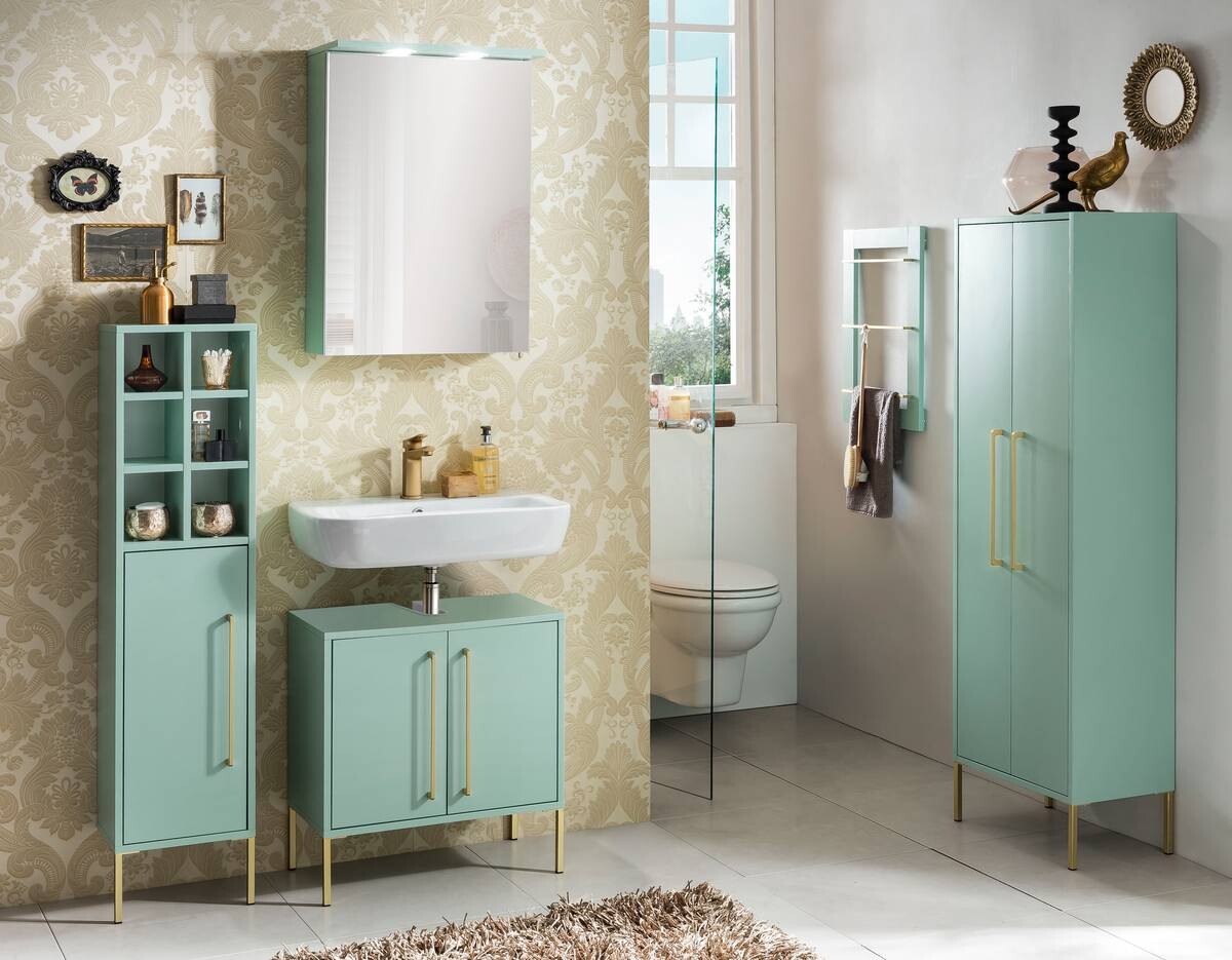 Midischrank Sarah mint B/H/T: ca. 46,2x154,7x30 cm