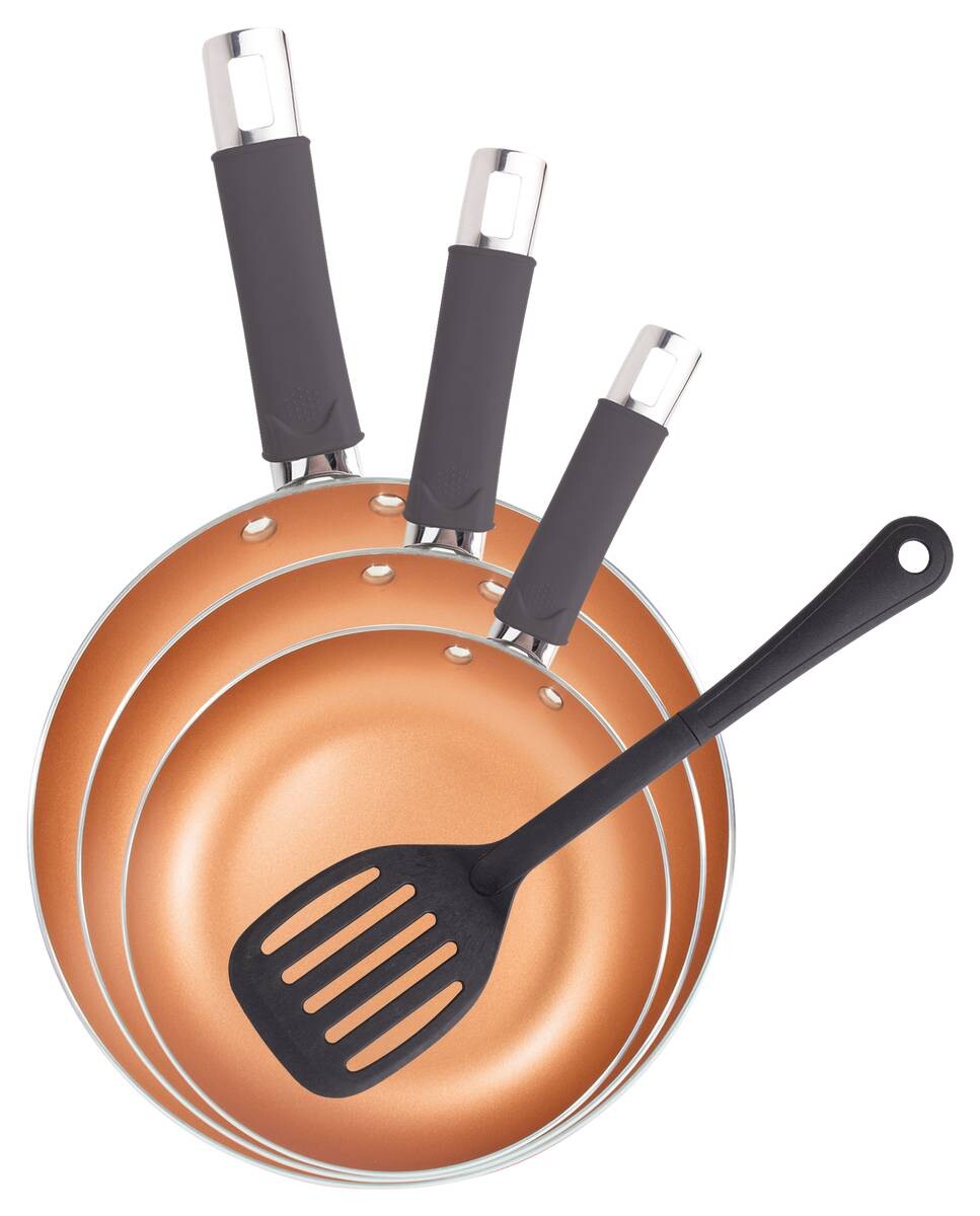 SAN IGNACIO Pfannenset BROTO REECO orange Aluminium 3 tlg.