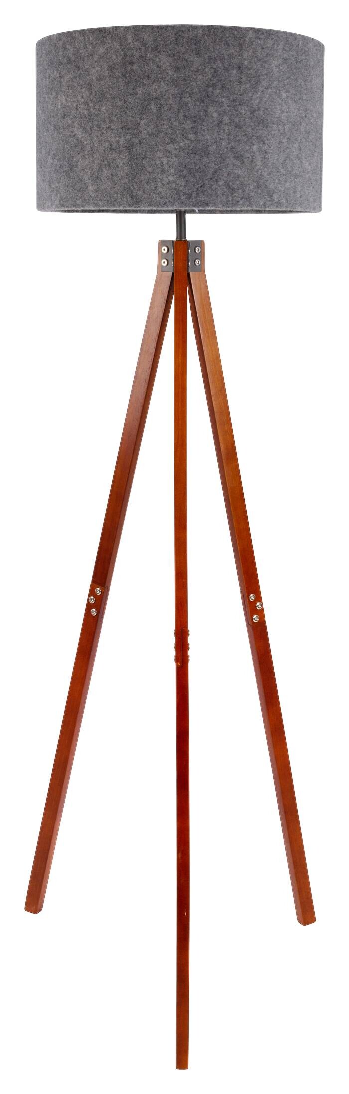 Näve Leuchten Stehleuchte 2072528 natur Kunststoff Holz B/H/T: ca. 45x147x45 cm 1 Brennstellen