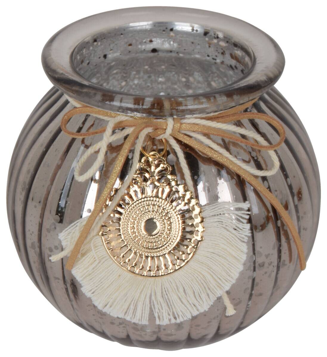 Windlicht champagner Glas