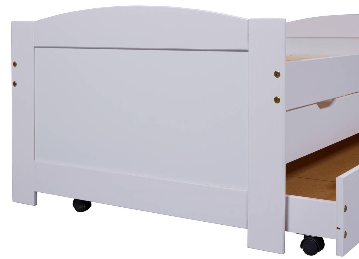 Funktionsbett Ulli weiß Liegefläche B/L: ca. 90x200 cm