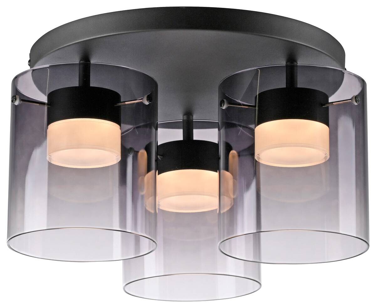 Just Light Deckenleuchte Elio schwarz