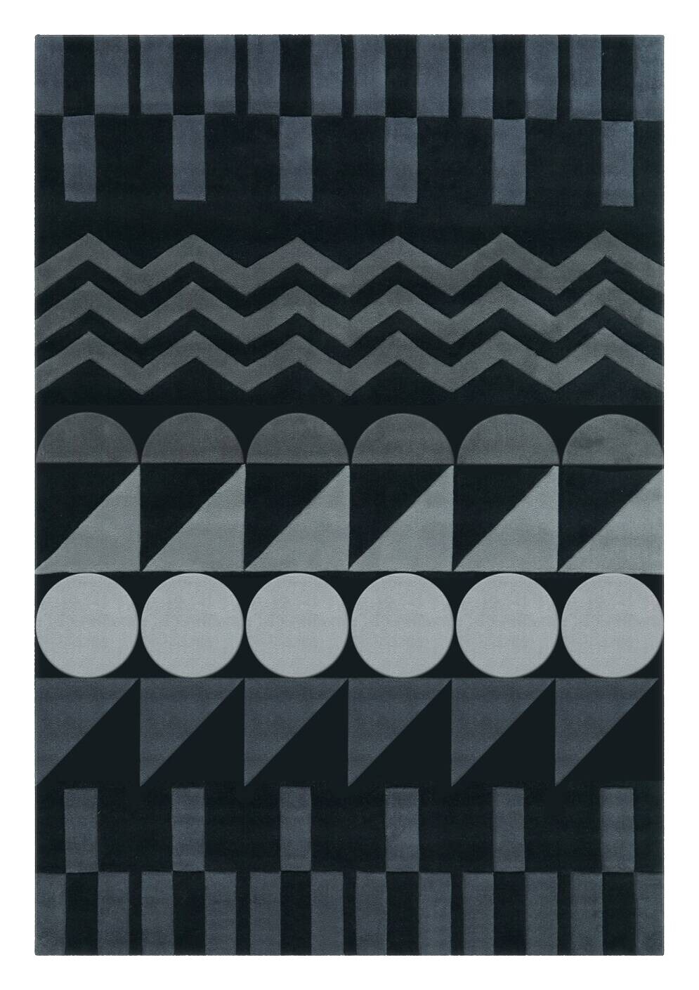 Arte Espina Kurzflorteppich Spirit 3120 anthrazit B/L: ca. 170x240 cm