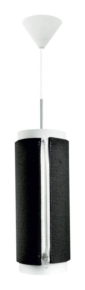 Kayoom Pendelleuchte Zip Star 110 Medium anthrazit Filz Polypropylen B/H/L: ca. 15,5x40,6x15,5 cm E27 1 Brennstellen