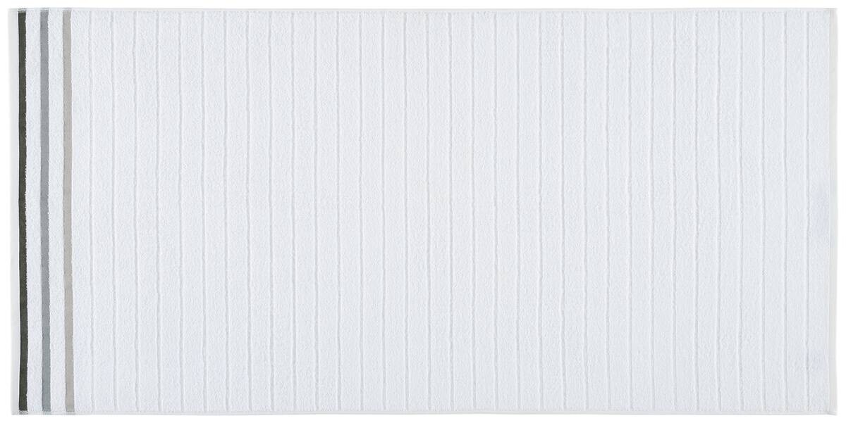 oh cosy Duschtuch Marta weiß 100% Baumwolle B/L: ca. 70x140 cm