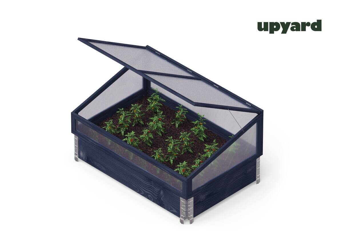 UPYARD Frühbeet ACCESSORIES schwarz Holz B/H/L: ca. 80x40x120 cm