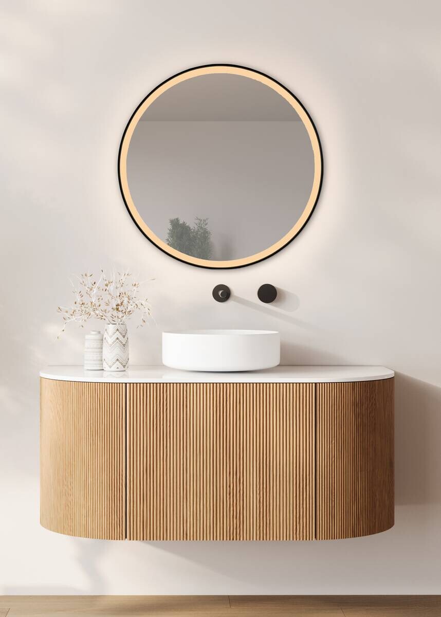 LED-Spiegel Diana transparent D: ca. 60 cm