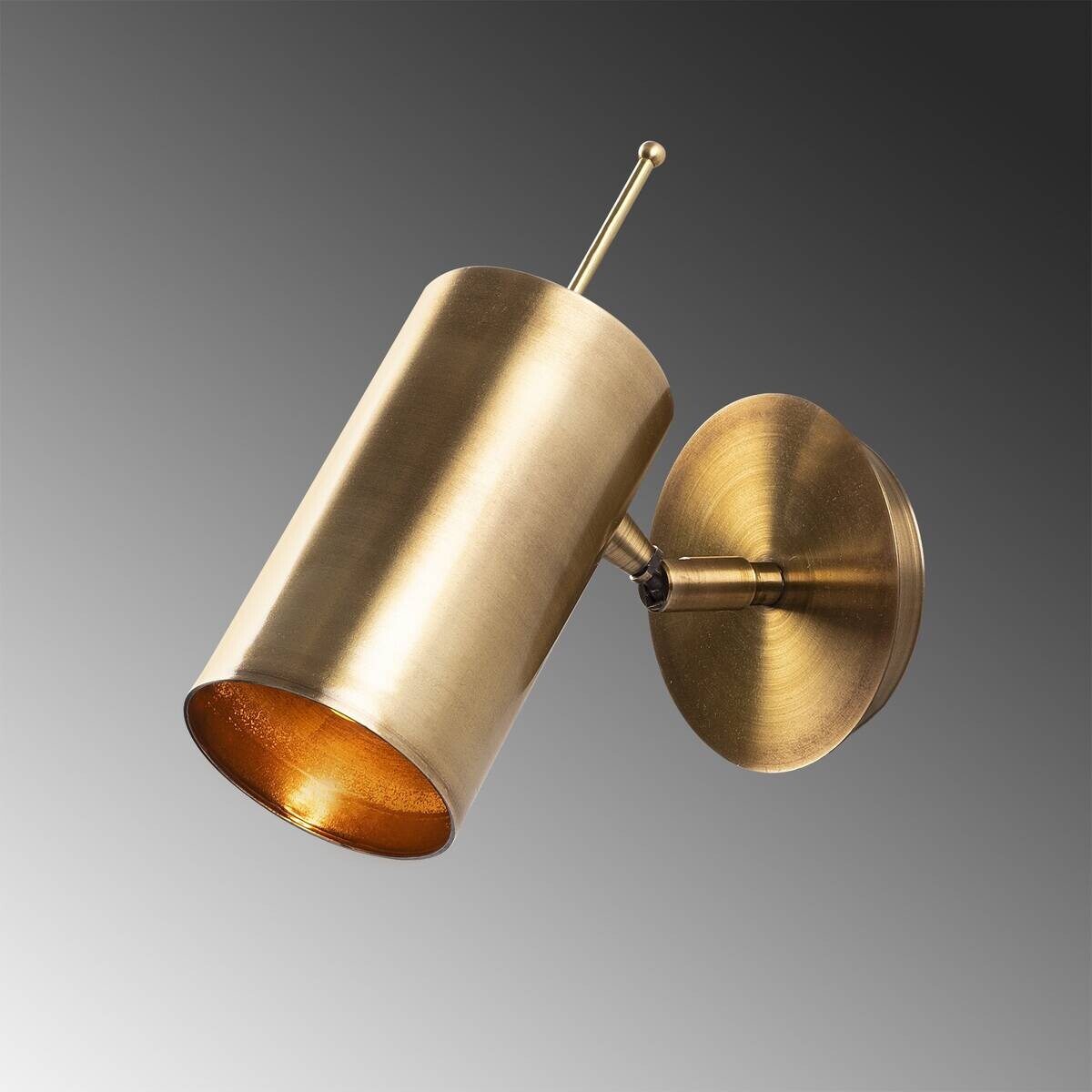 Opviq Wandleuchte Kem bronze Metall B/H/T/L/D: ca. 22x23x22x9x10 cm E27 1 Brennstellen