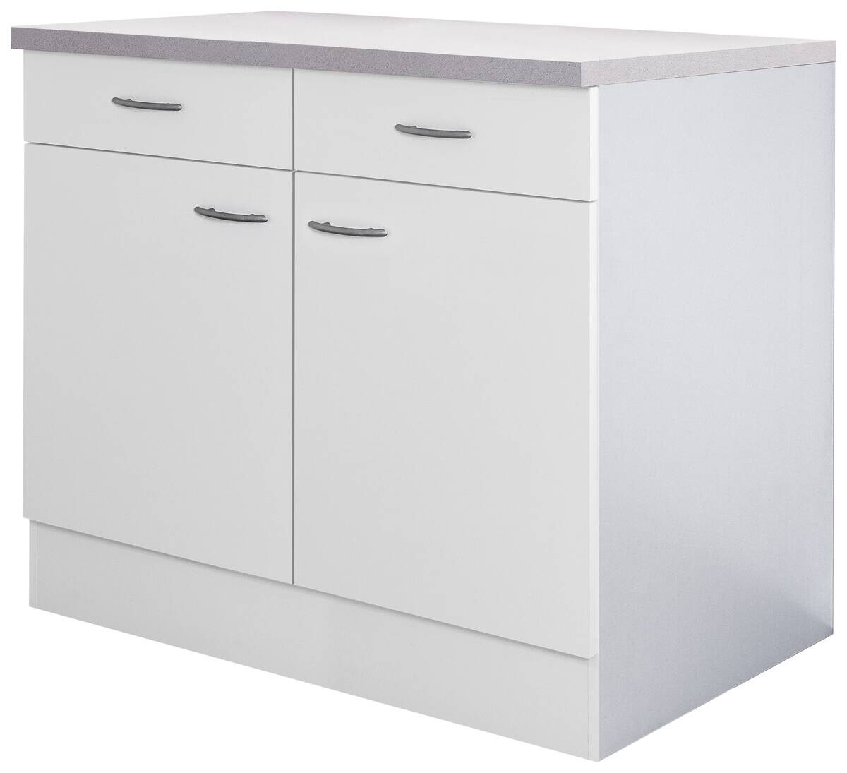Unterschrank Wito weiß B/H/T: ca. 100x85x60 cm