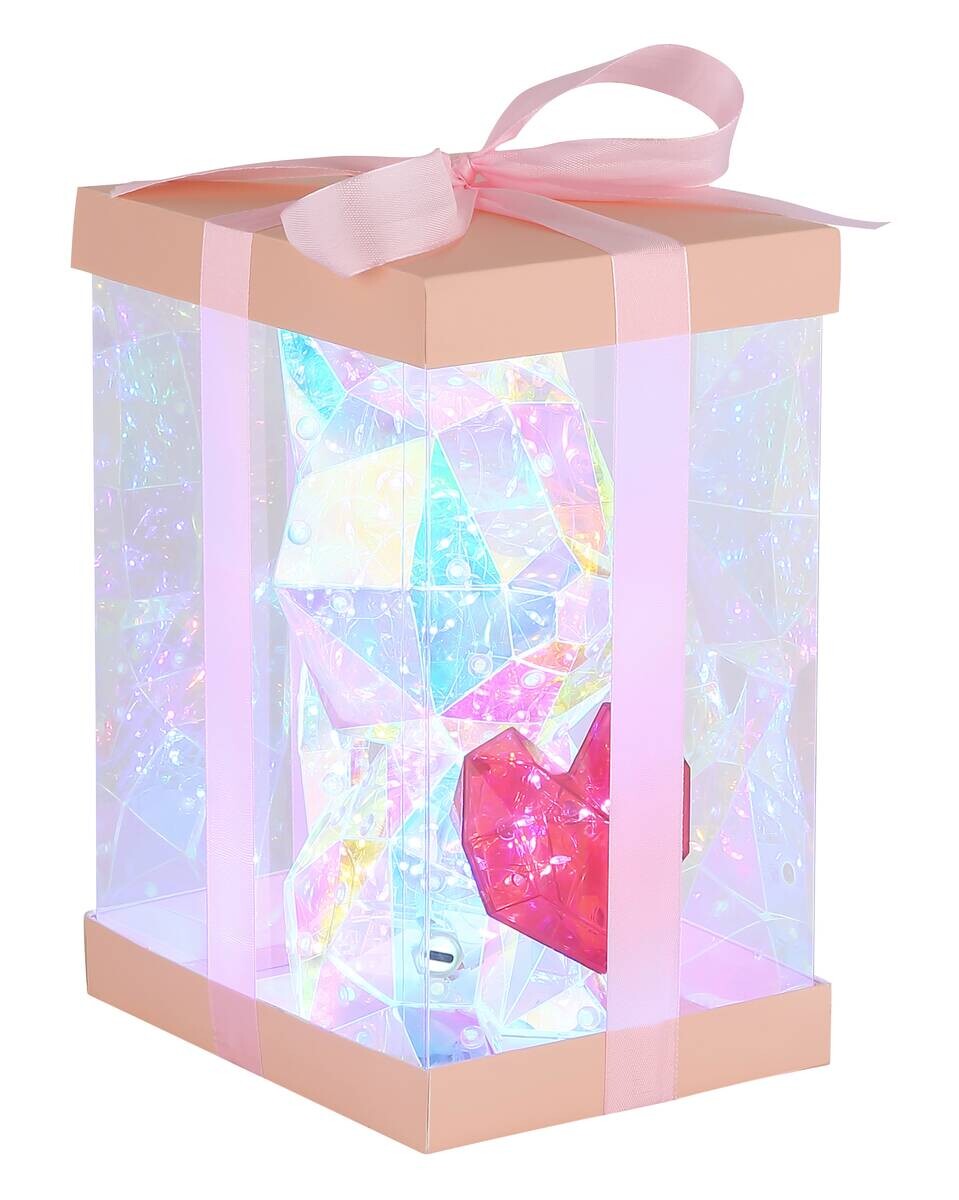 GLOBO LED-Dekoleuchte BRONDAR klar Kunststoff B/H/T: ca. 13x23x17 cm 1 Brennstellen