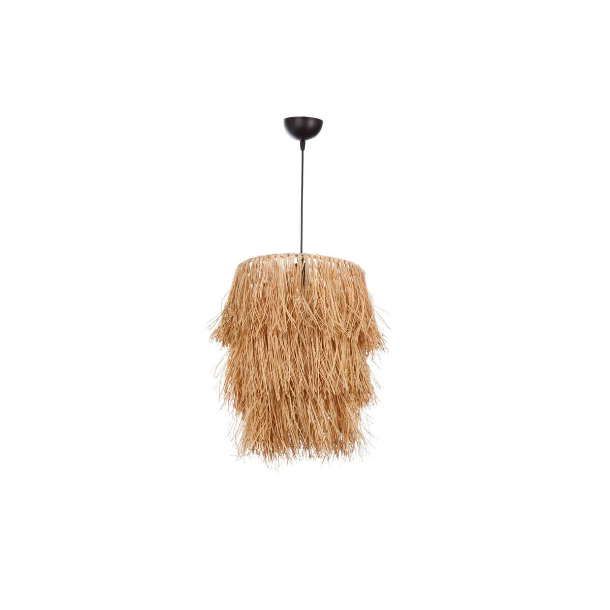 Pendelleuchte beige Metall B/H/L/D: ca. 30x115x30x30 cm E27 1 Brennstellen