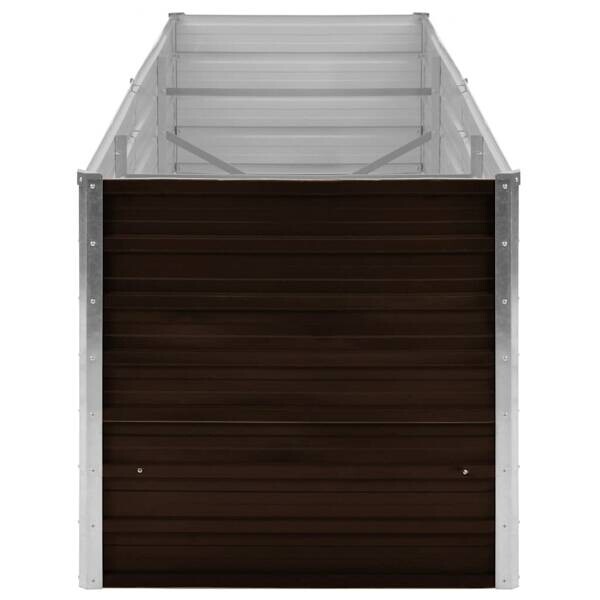Hochbeet braun Stahl B/H/L: ca. 80x77x240 cm