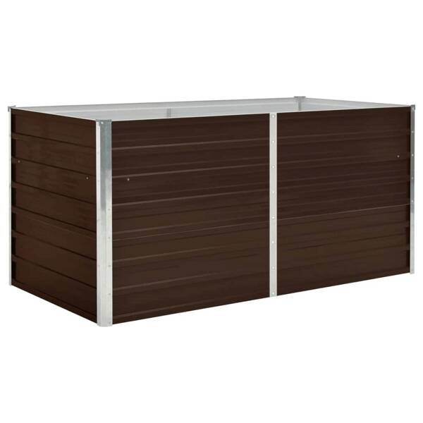 Hochbeet braun Stahl B/H/L: ca. 80x77x160 cm