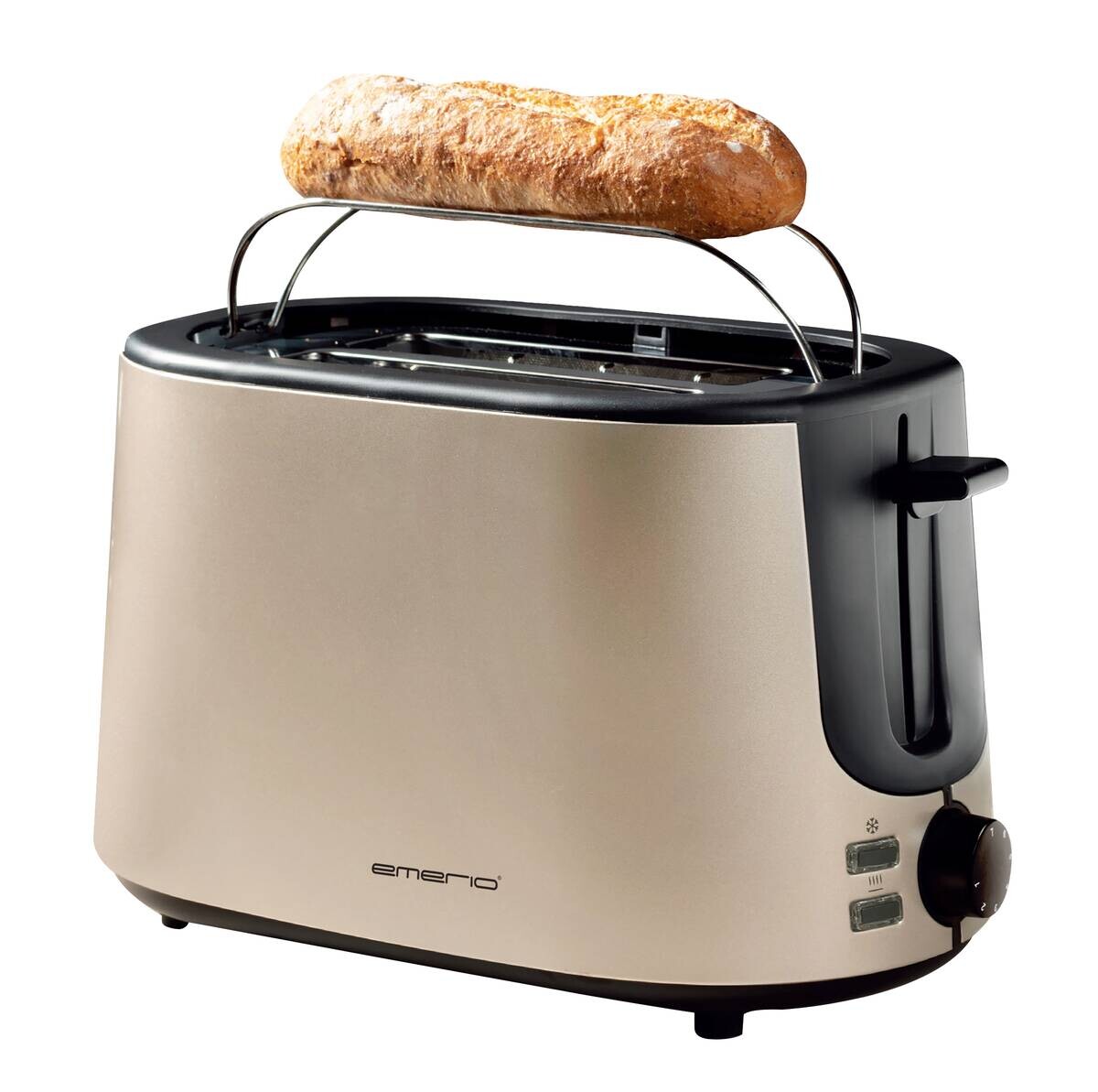 Emerio Toastautomat schwarz Kupfer Kunststoff B/H/L: ca. 24,2x18,2x29,2 cm