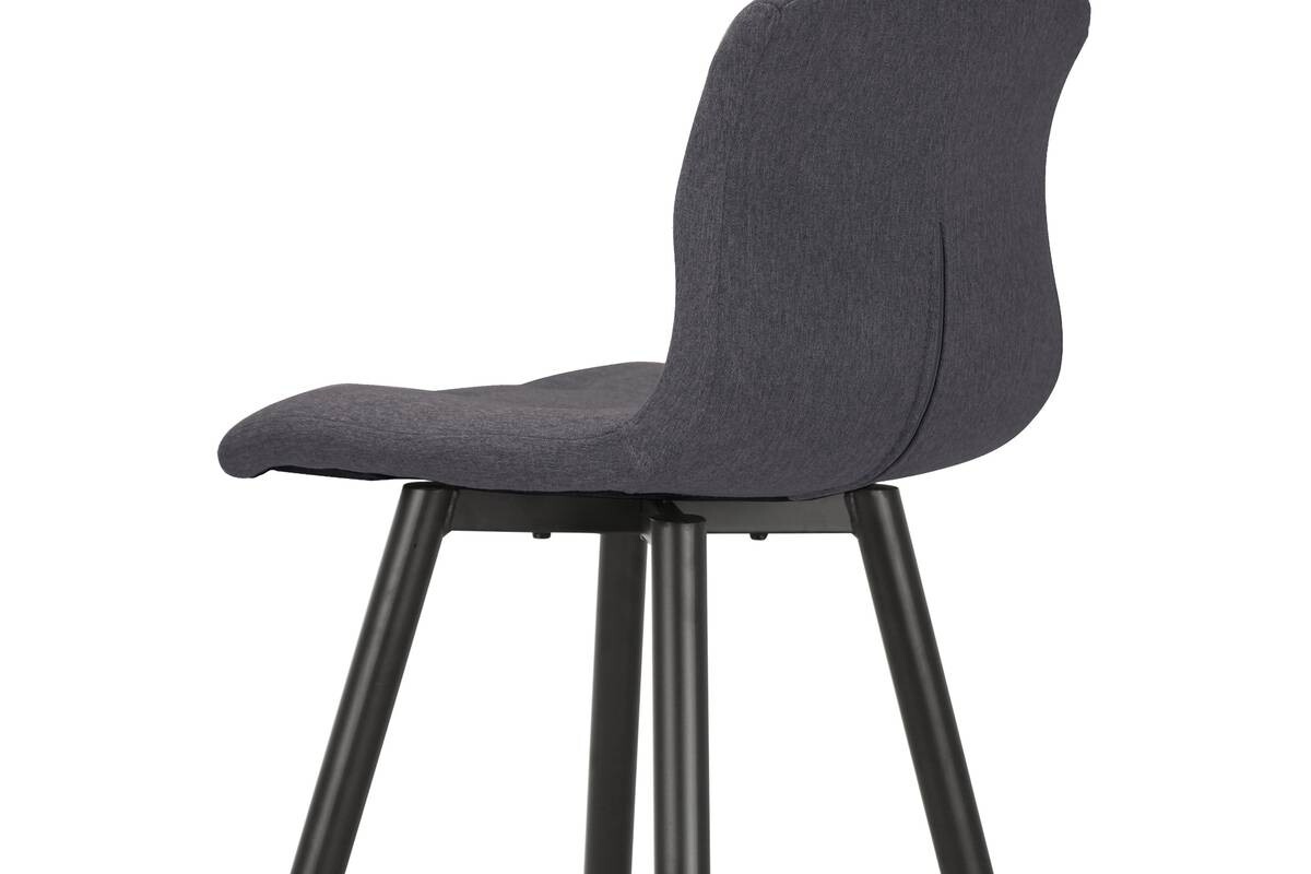 Barhocker SIMONE 2er-Set anthrazit Webstoff B/H/T: ca. 42x103x51 cm