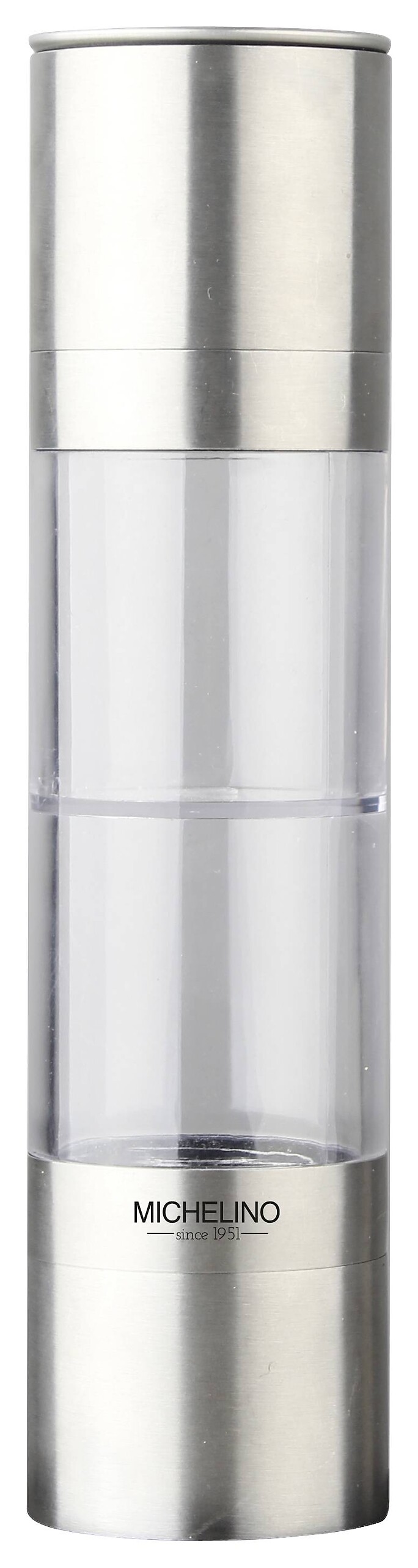 MICHELINO Gewürzstreuer Villa silber Edelstahl H/D: ca. 22x5,5 cm