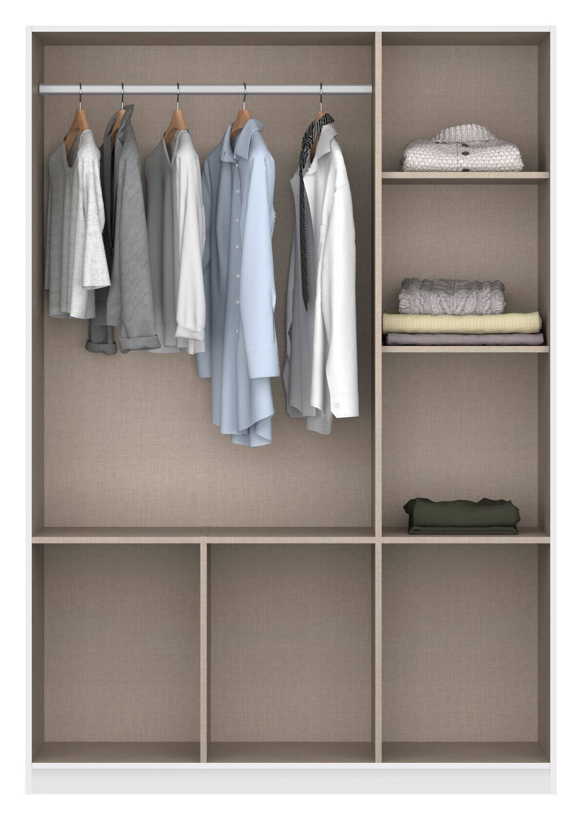 Kleiderschrank Celle B/H/T: ca. 136x197x54 cm