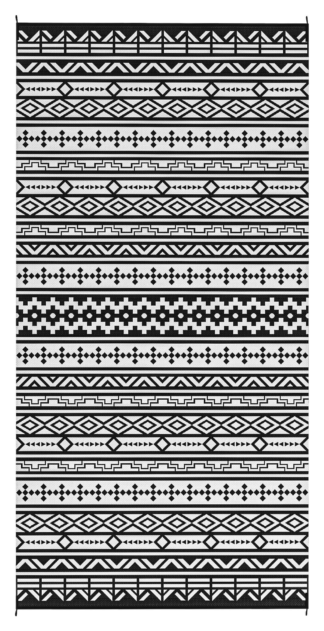 Outsunny Outdoor-Teppich schwarz B/H/L: ca. 274x0,3x548 cm