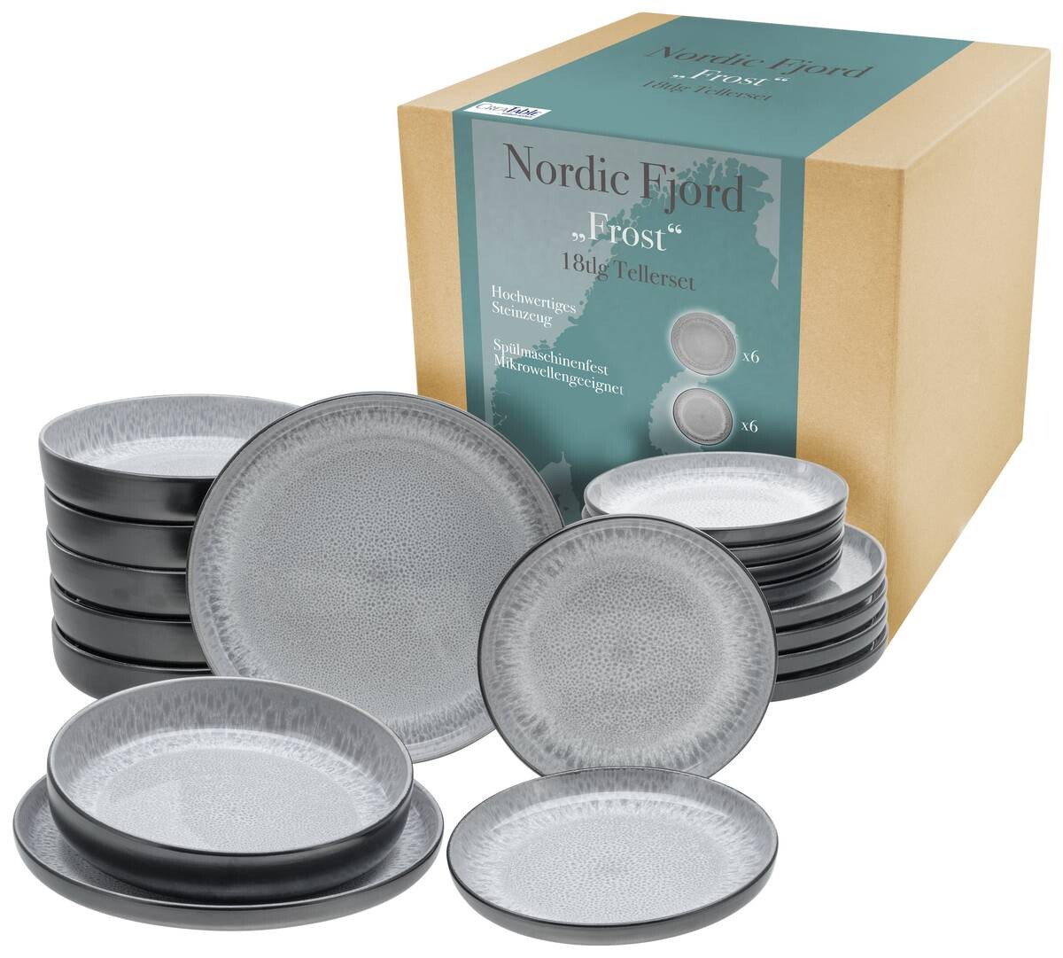 CreaTable Tafelservice Nordic Fjord Frost