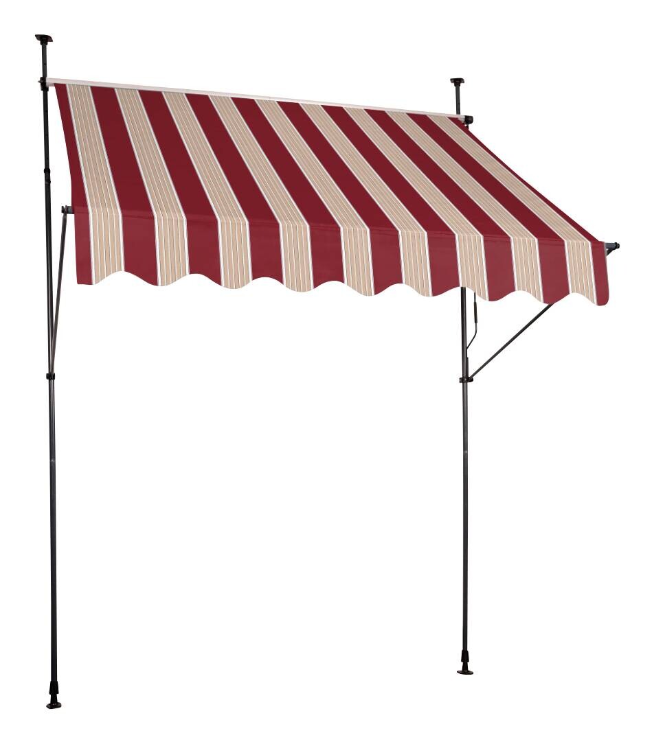 Klemm-Markise Amrum rot B/L: ca. 250x150 cm