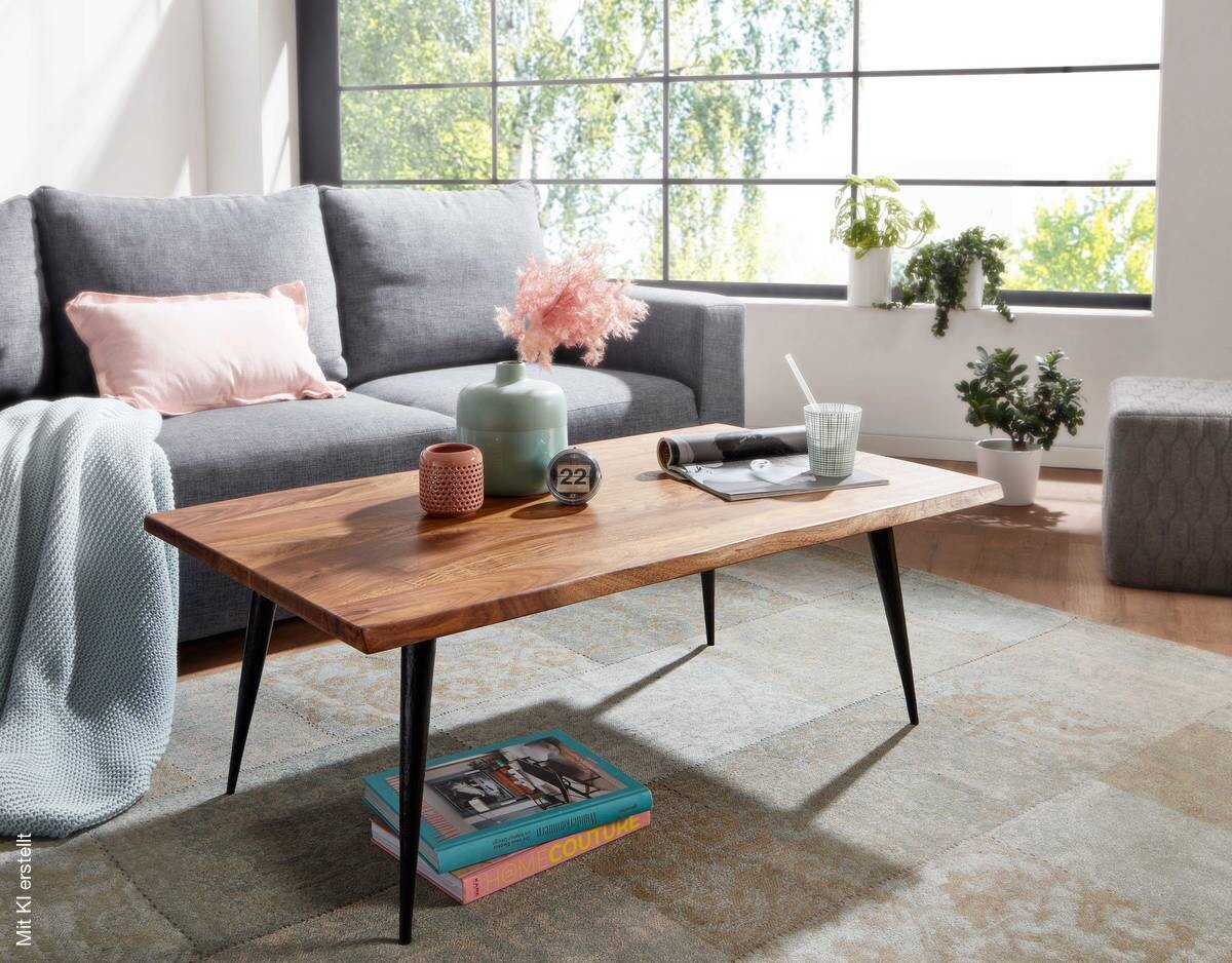 Couchtisch braun B/H/T: ca. 60x40x110 cm