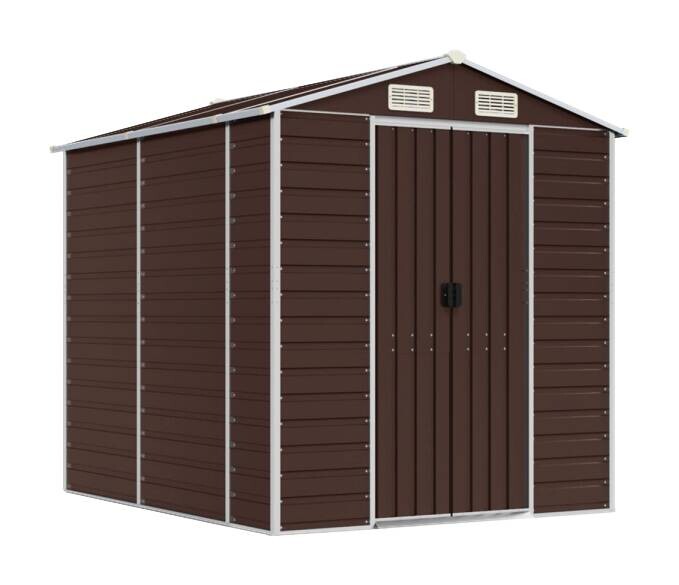 vidaXL Gartenhaus braun B/H/T: ca. 191x198x215 cm