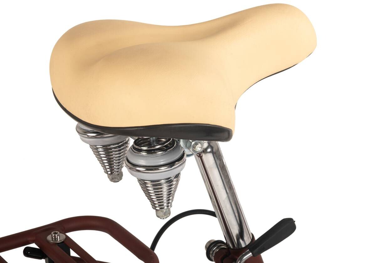 DaCapo City-Bike Balloon 28 Zoll Rahmenhöhe 48 cm 6 Gänge braun braun ca. 28 Zoll
