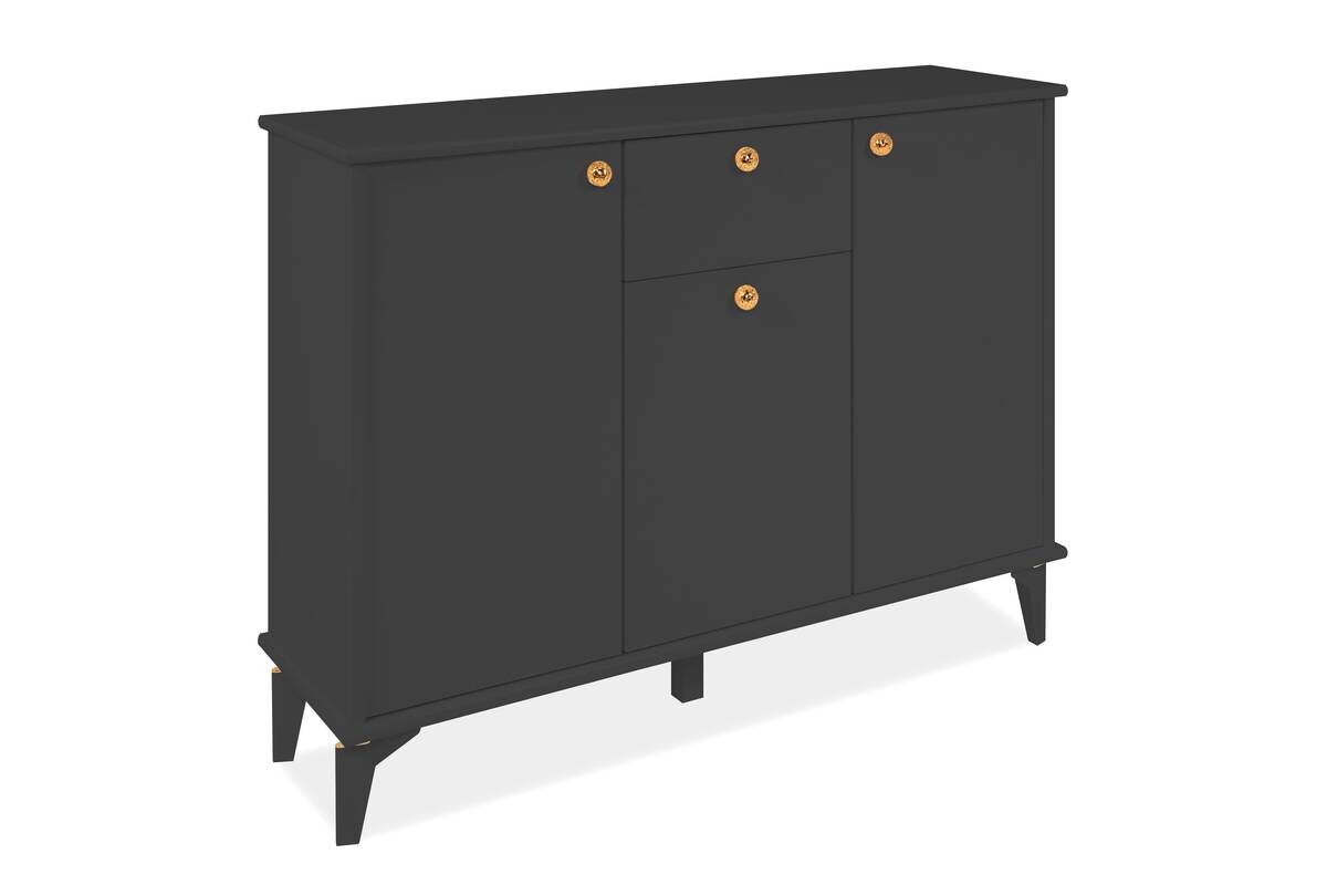 Kommode Izmir anthrazit B/H/T: ca. 120x90x36 cm