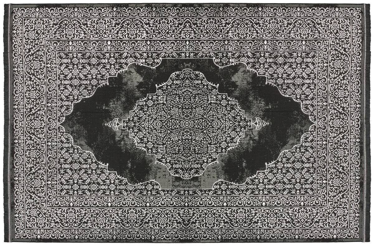 Webteppich Salsa schwarz B/L: ca. 80x300 cm