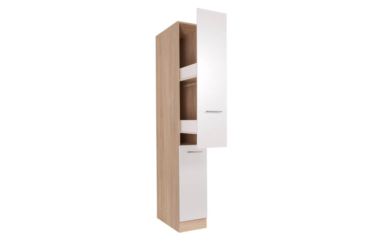 Apothekerschrank Merle weiß B/H/T: ca. 30x200x60 cm