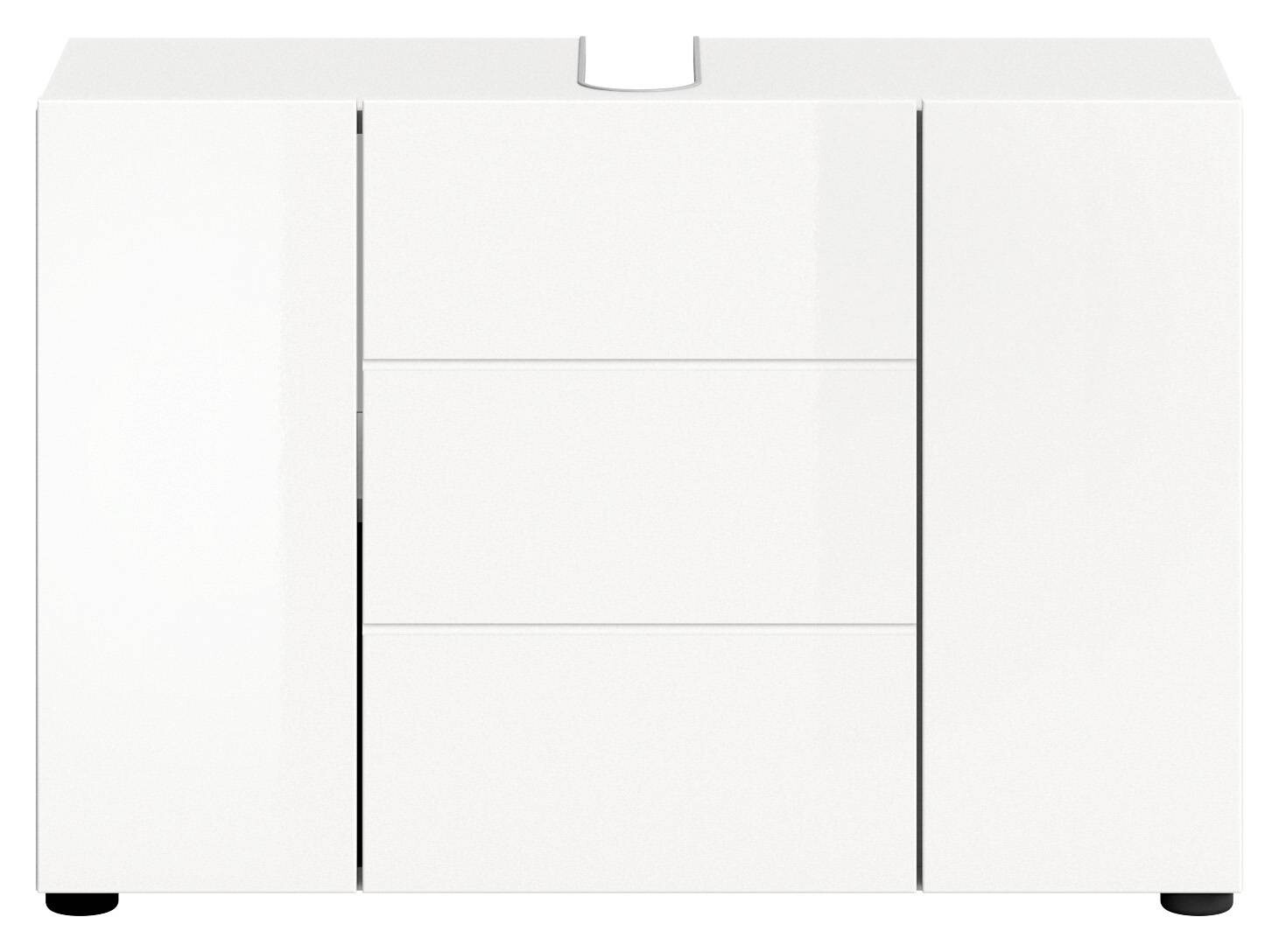 Waschbeckenunterschrank Vira weiß B/H/T: ca. 82x56x34 cm