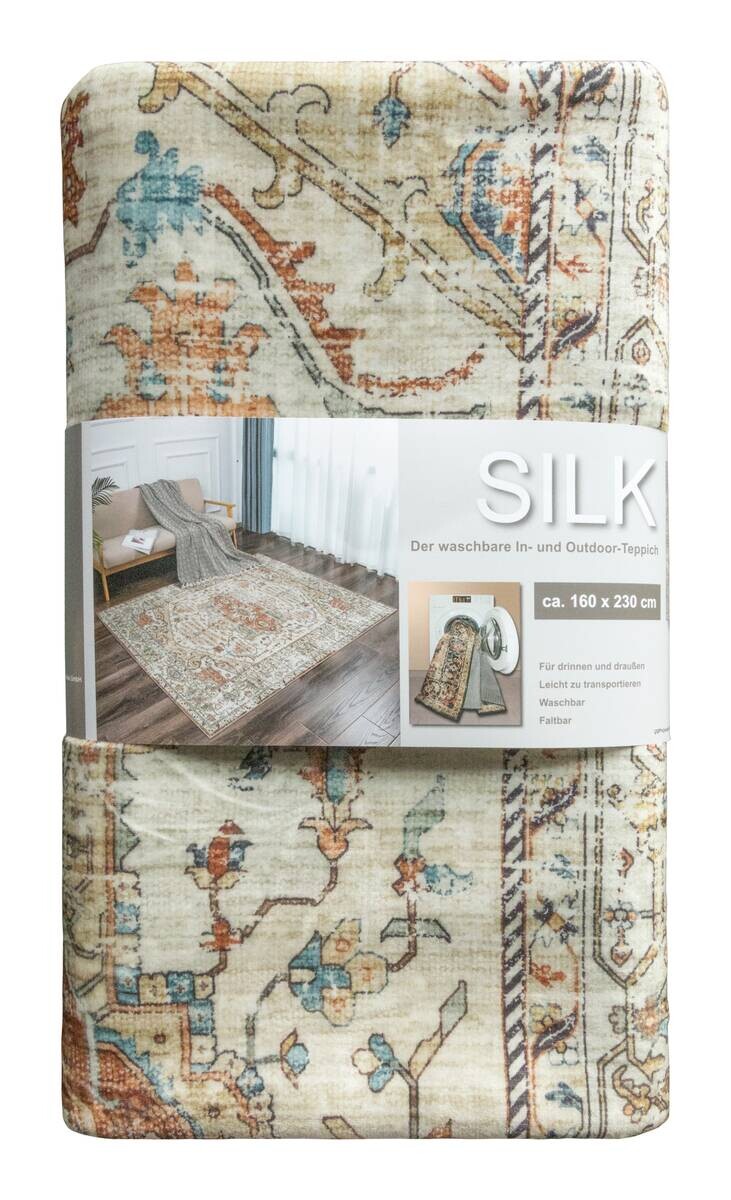 Teppich Silk beige B/L: ca. 160x230 cm