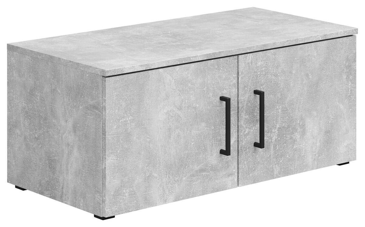Aufsatz Multi-Stauraum Typ 22 Beton Optik B/H/T: ca. 80x35x40 cm