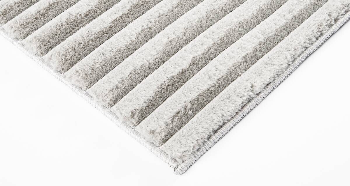 Fellimitat Stripy sand B/L: ca. 200x280 cm