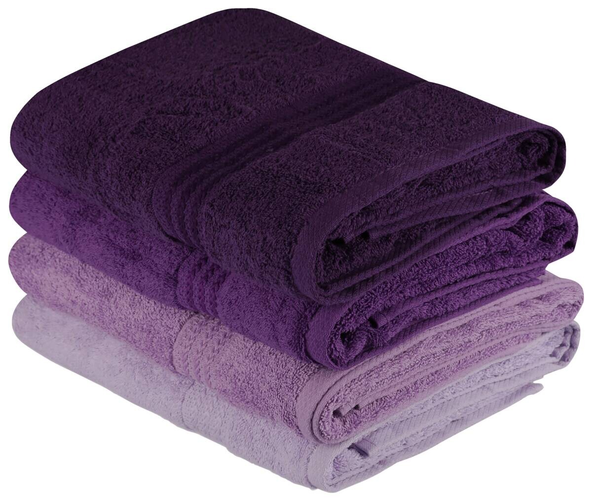 Mijolnir Frottier-Set lila flieder 100% Baumwolle B/L: ca. 70x140 cm