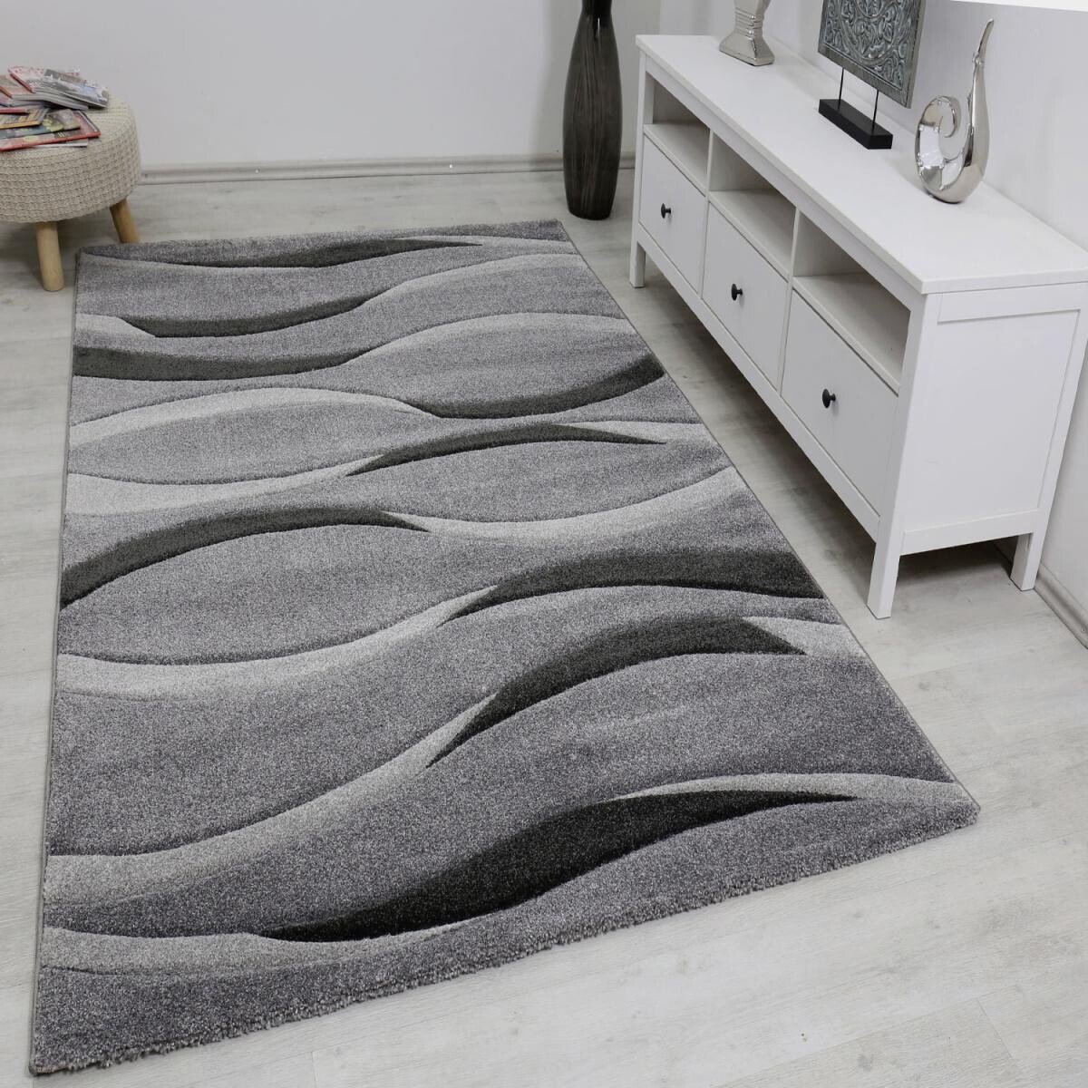 Teppich Malta grau B/L: ca. 160x230 cm