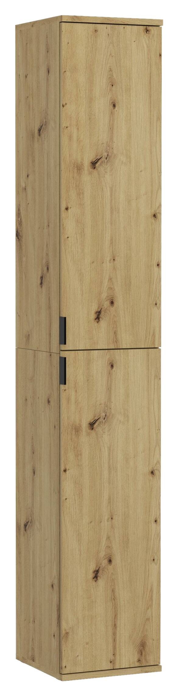 Badhochschrank PROJEKT Eiche Artisan Nachbildung B/H/T: ca. 30x193x34 cm