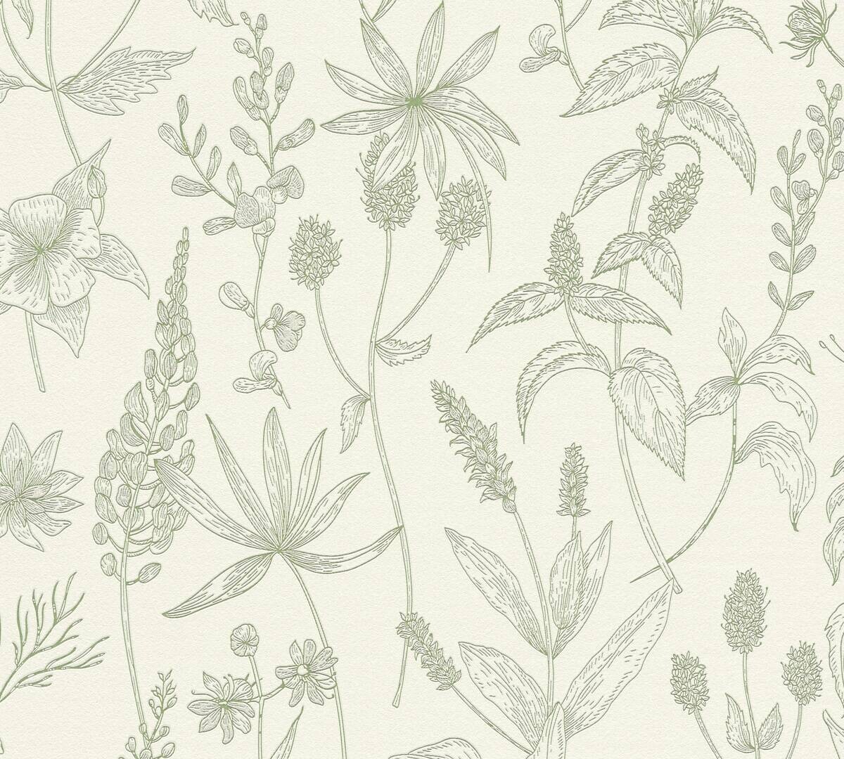 A.S.Creation Vliestapete weiß B/H/D: ca. 53x1005x9,3 cm