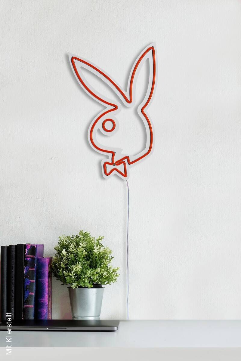 Opviq LED-Wandleuchte rot PVC B/H/T/L: ca. 26x42x2x26 cm