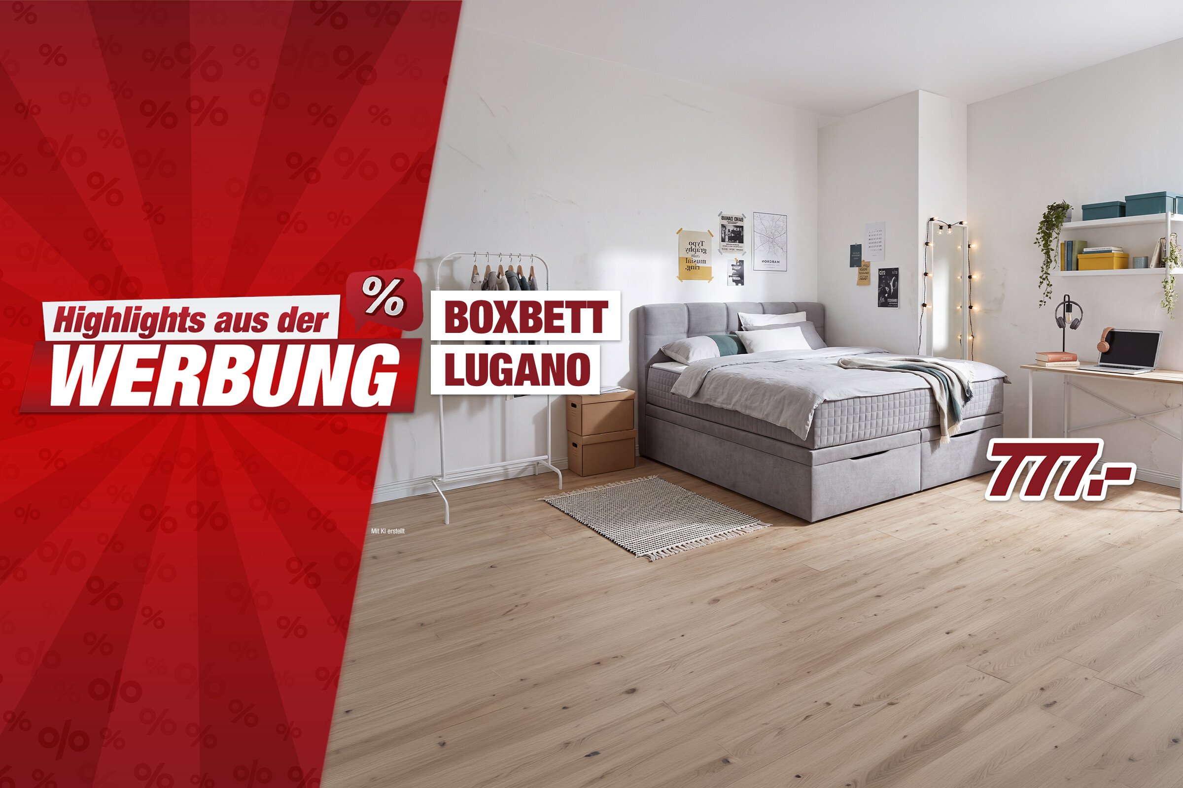 Unsere Werbe Highlights - -3 Boxbett Lugano