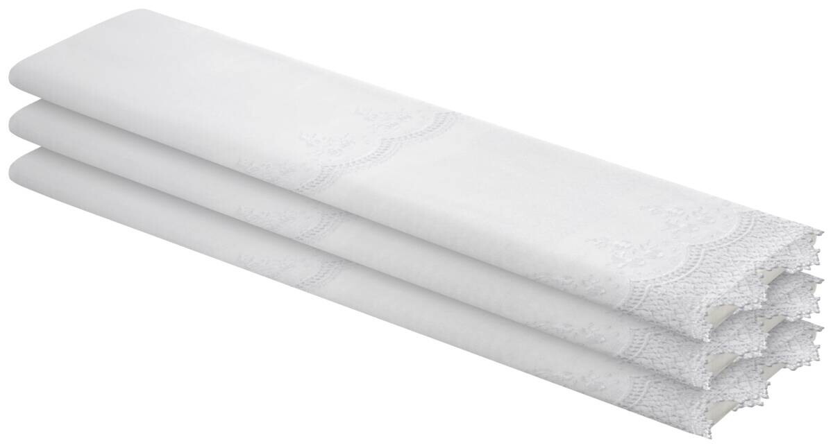 Store-Meterware Poli weiß 100% Polyester H: ca. 280 cm