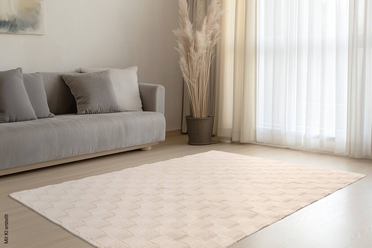 Kayoom Teppich Botany 625 beige B/L: ca. 80x150 cm