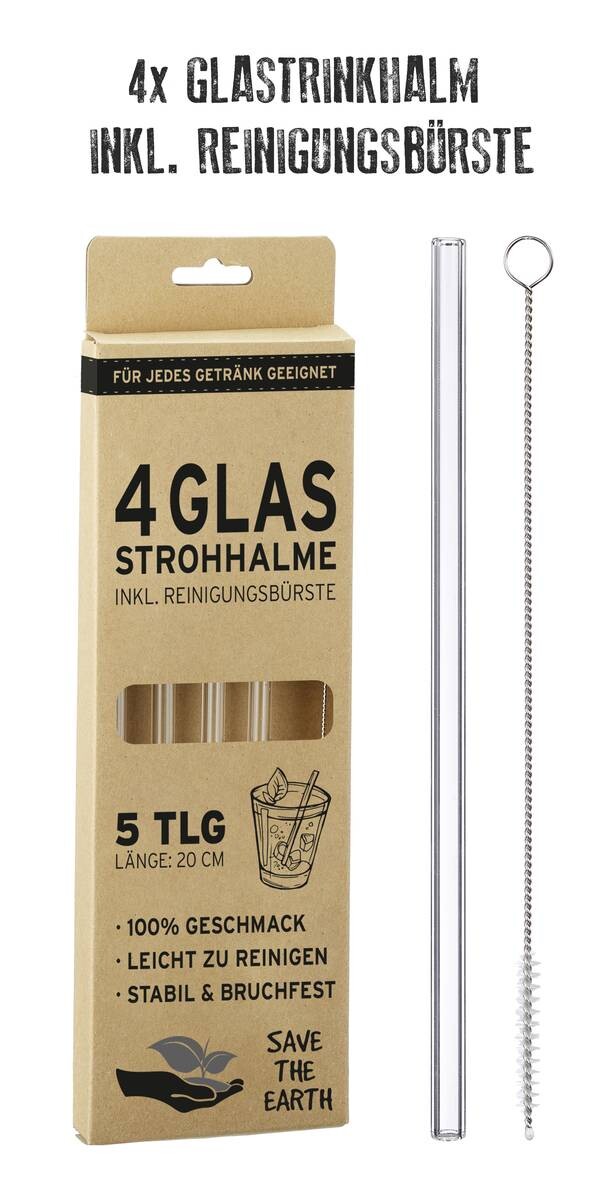 Glastrinkhalm