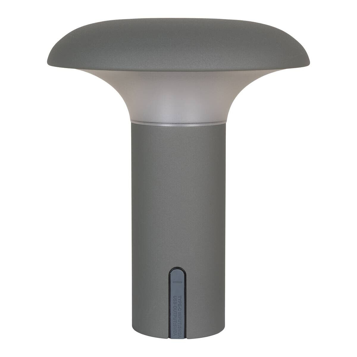 Housenordic Tischleuchte Ramsey grau Polypropylen H/D: ca. 21x17 cm