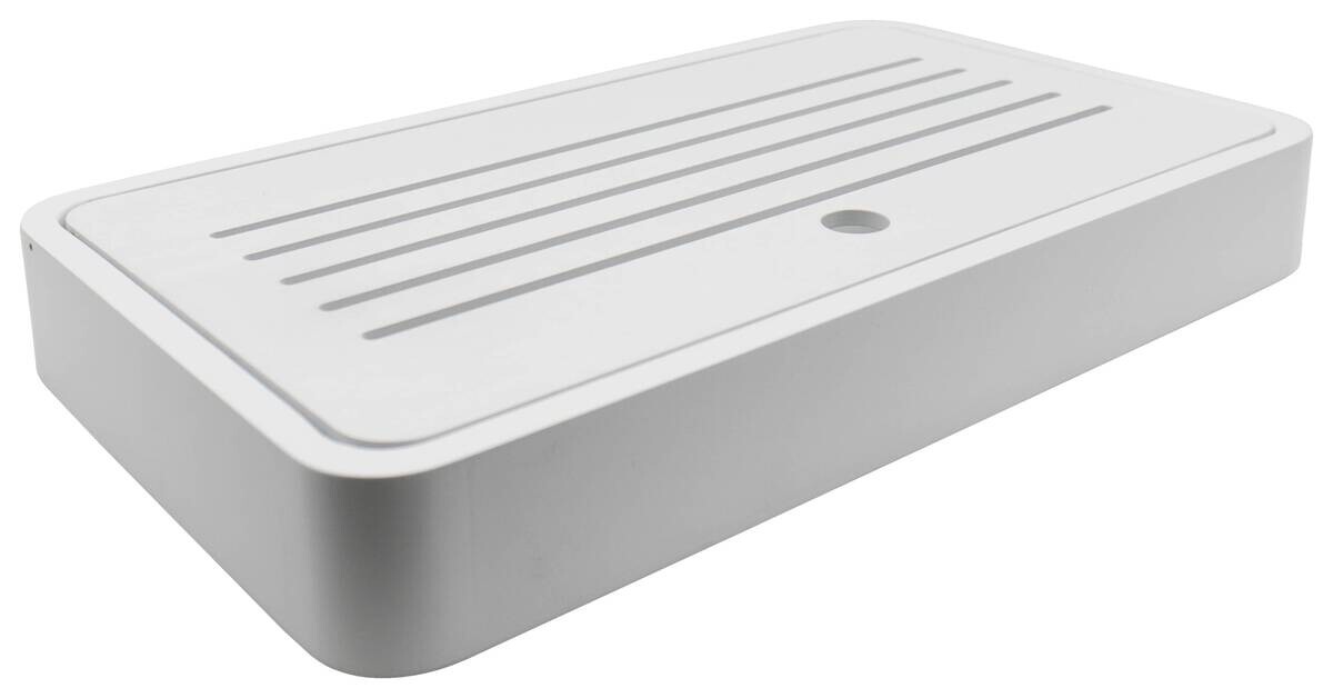 Schlüsselbox Bamboo weiß B/H/T: ca. 20x35x5 cm