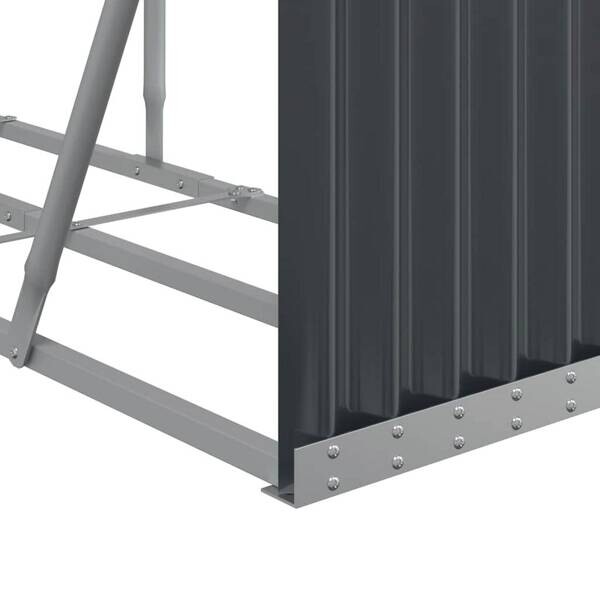 Kaminholzhalter anthrazit B/H/L: ca. 45x100x300 cm