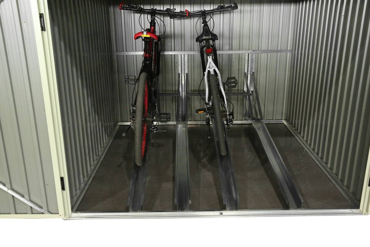 Westmann Fahrradgarage Gartenbox anthrazit anthrazit B/H/L: ca. 203x158x200 cm
