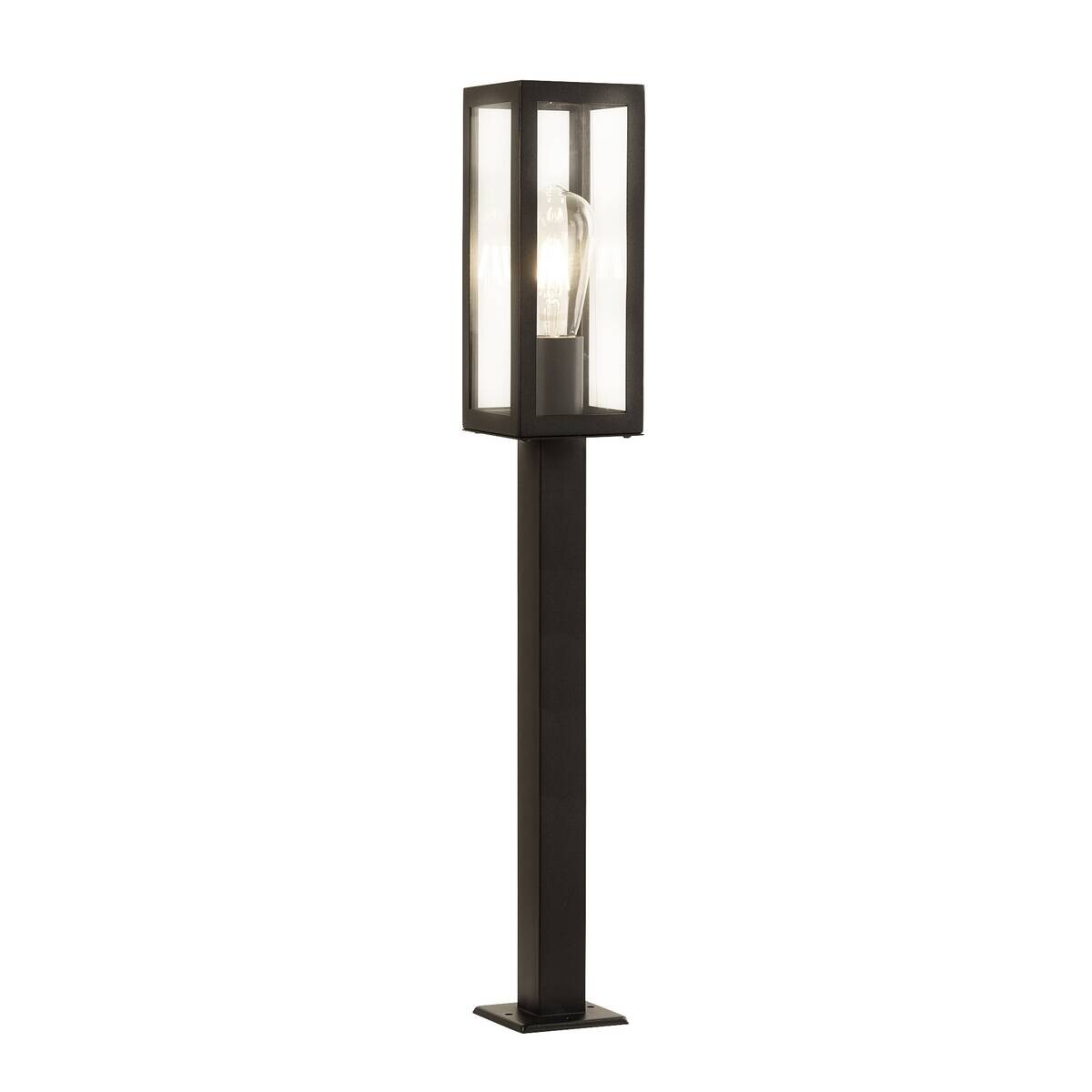 Außenleuchte klar schwarz B/H/L: ca. 10x90x10 cm